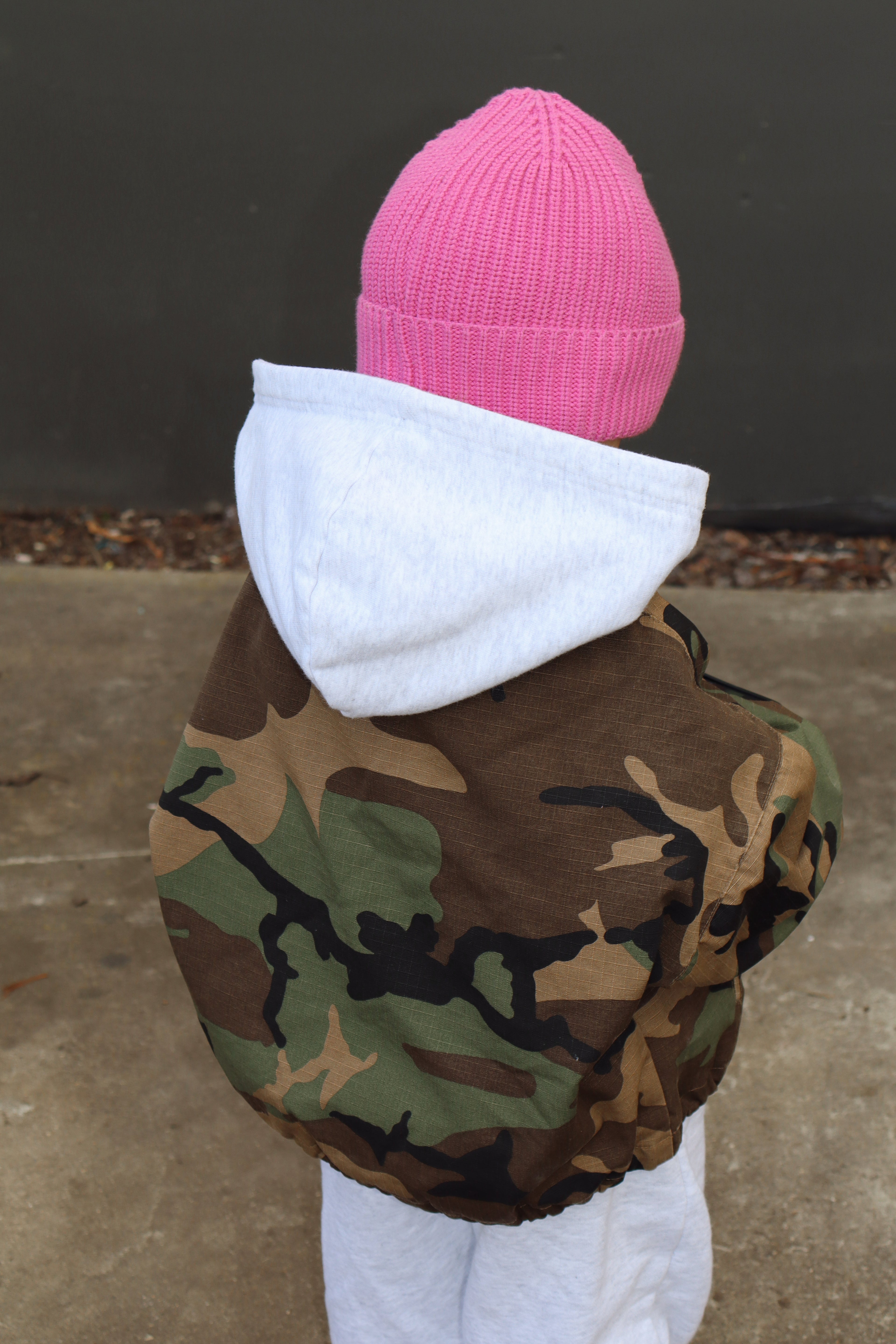 Pre Order - Camo 1/4 zip pullover
