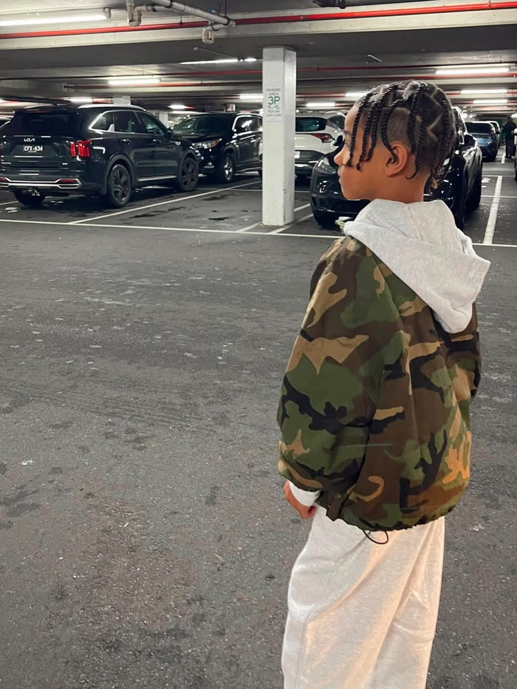Pre Order - Camo 1/4 zip pullover