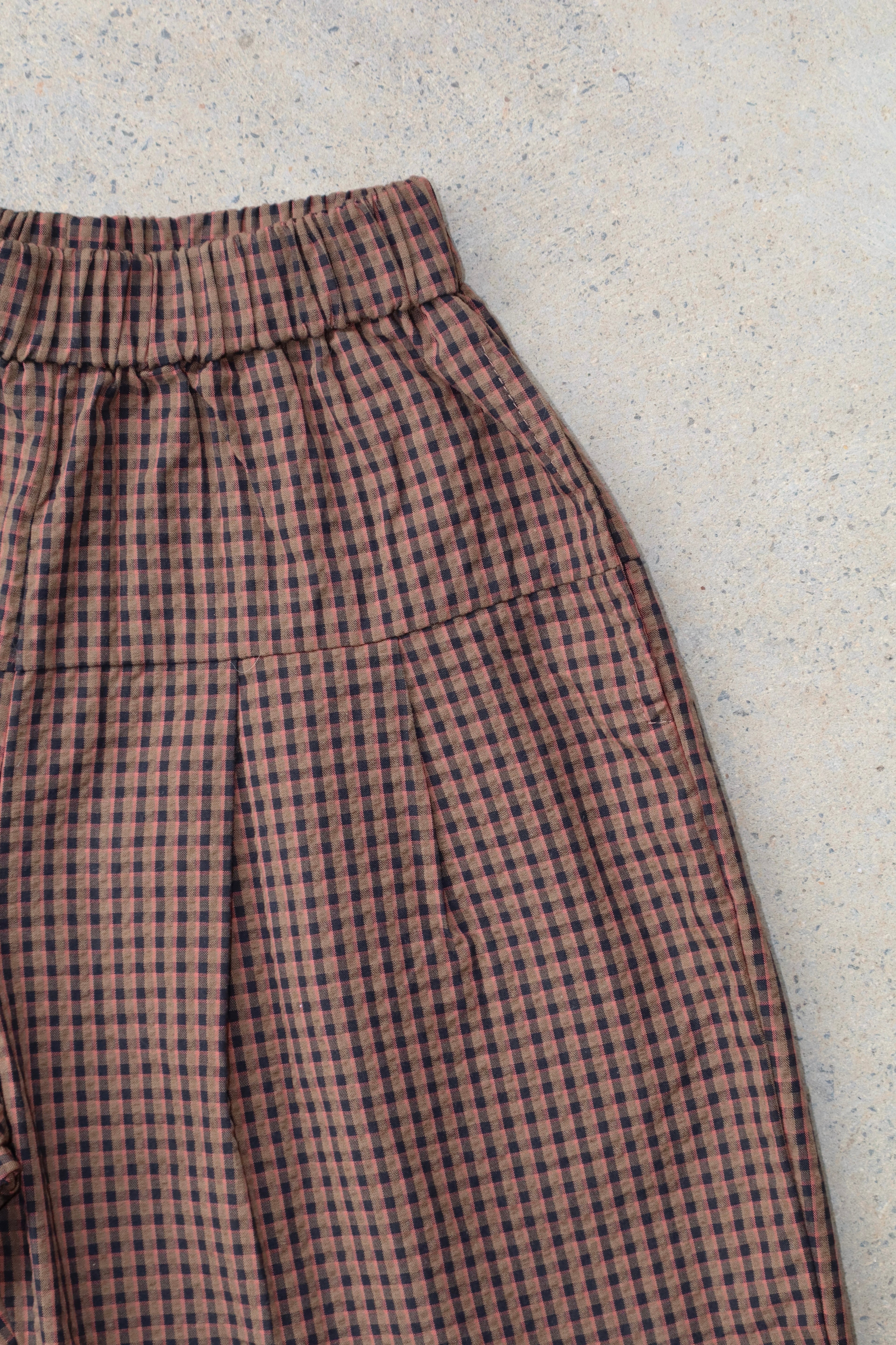 Pre Order - The Choccy Plaid Pant