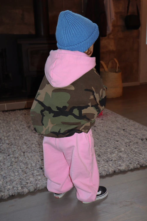 Camo 1/4 zip pullover