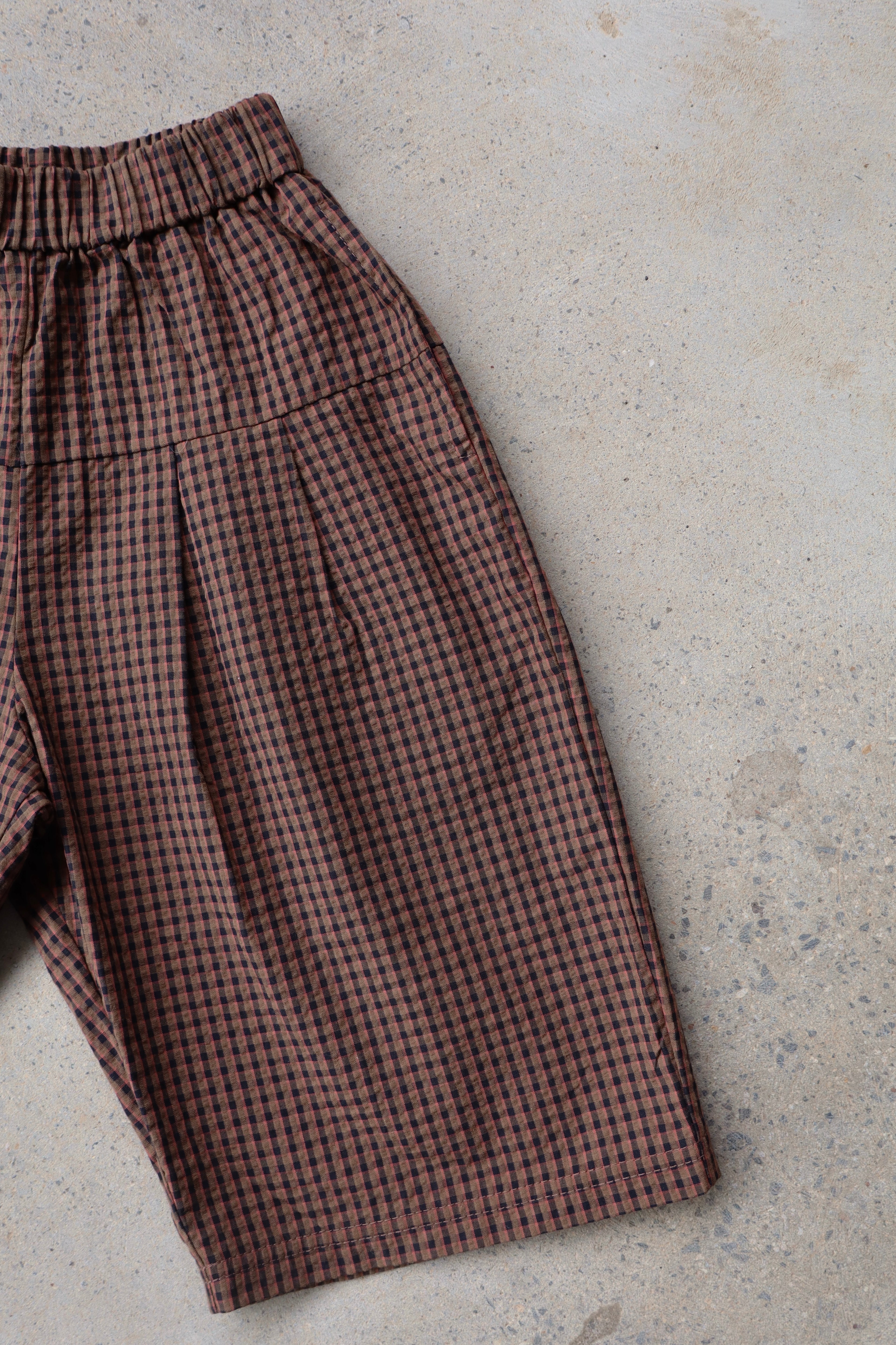 Pre Order - The Choccy Plaid Pant