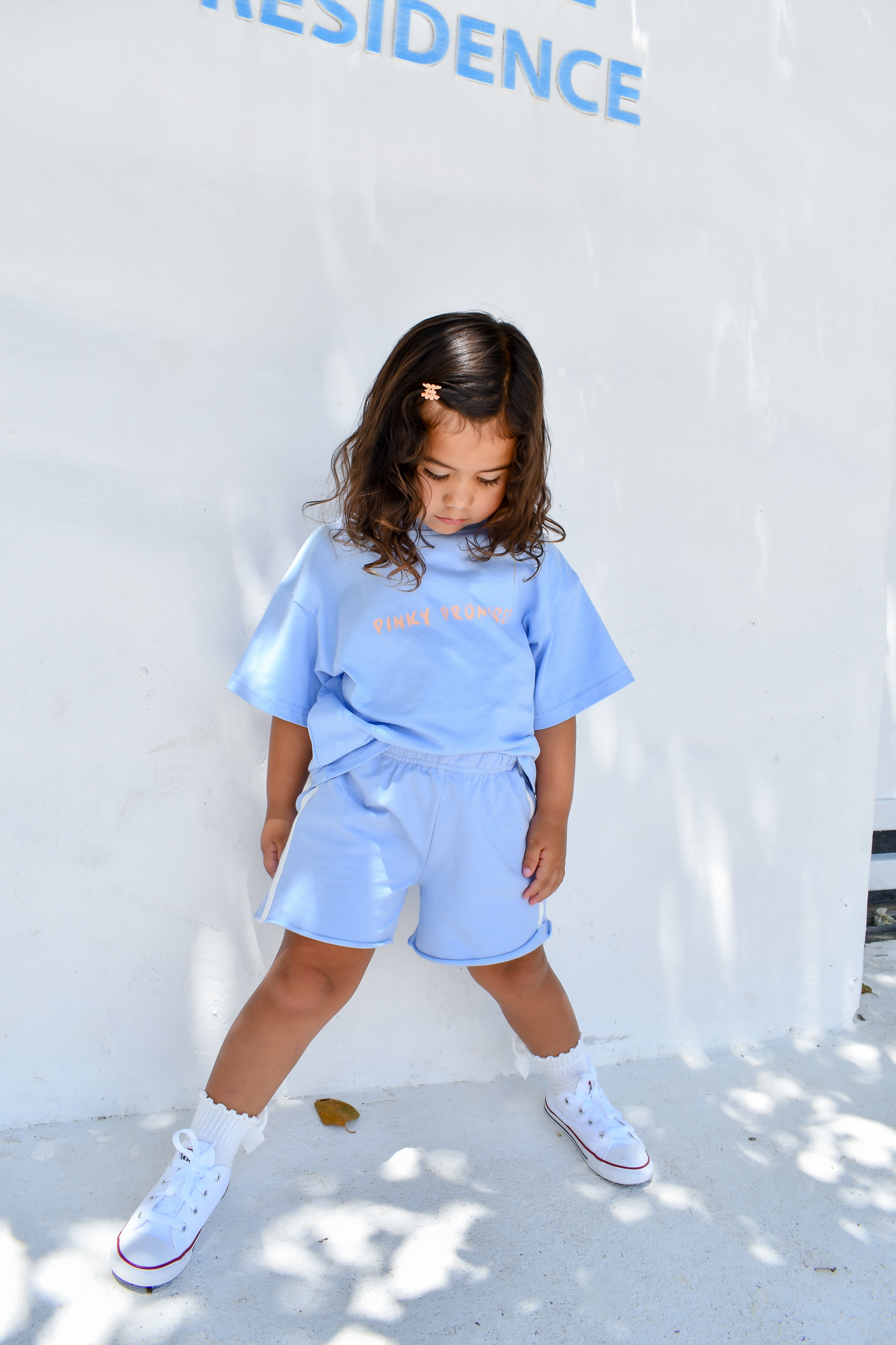 Relaxed Racer Shorts - Blue